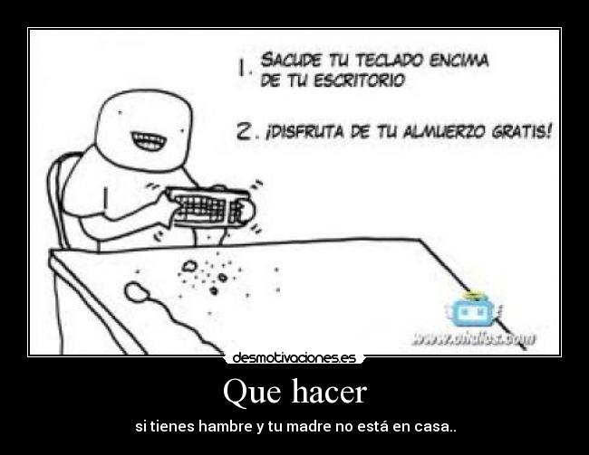 Que hacer - 