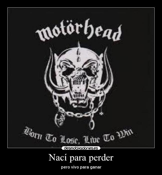 Nací para perder - 