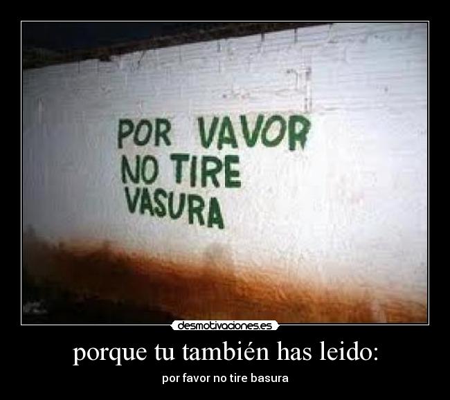 porque tu también has leido: - 
