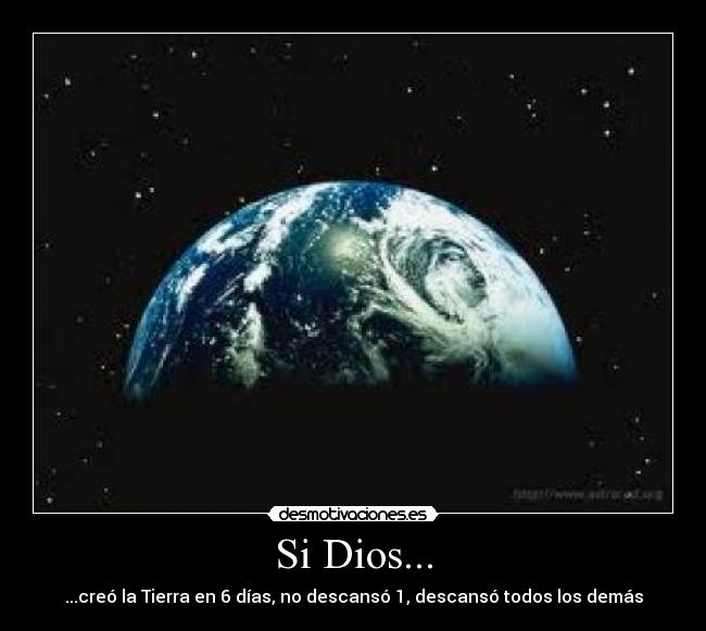 Si Dios... -