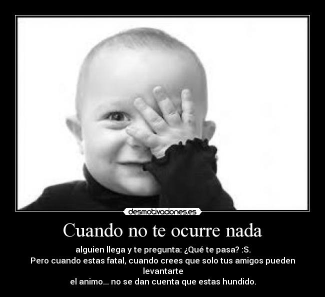 Cuando no te ocurre nada -