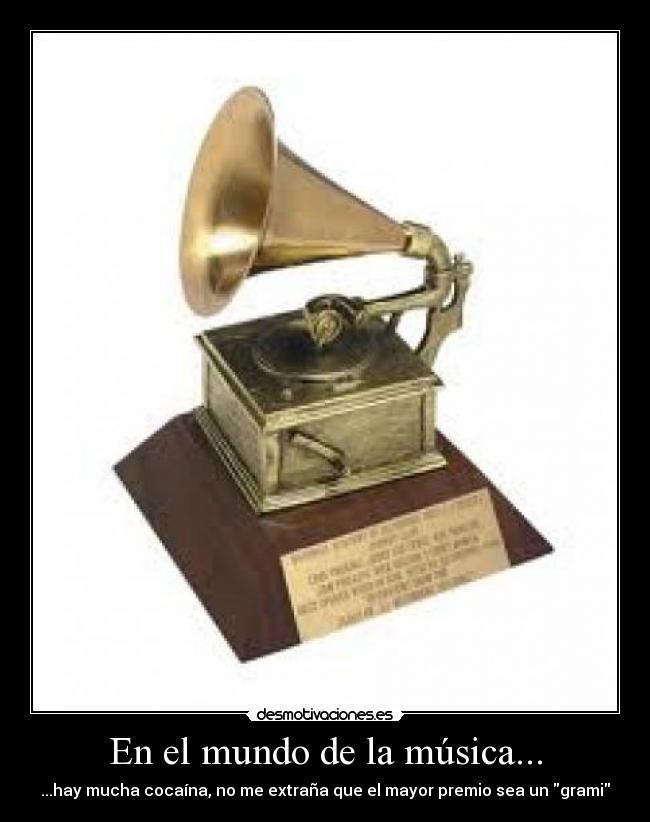 En el mundo de la música... -