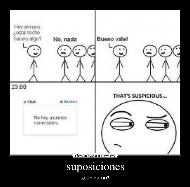 suposiciones - 