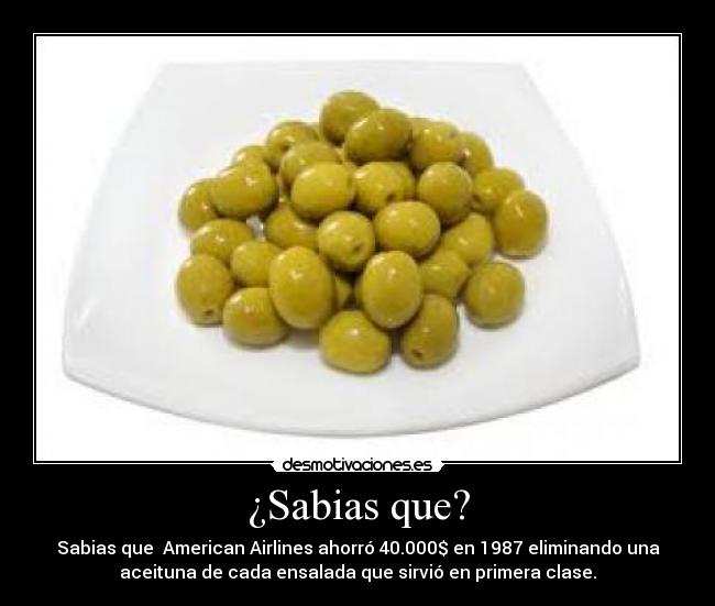 ¿Sabias que? -