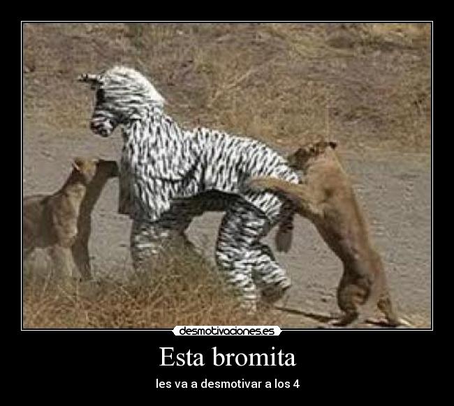 Esta bromita -