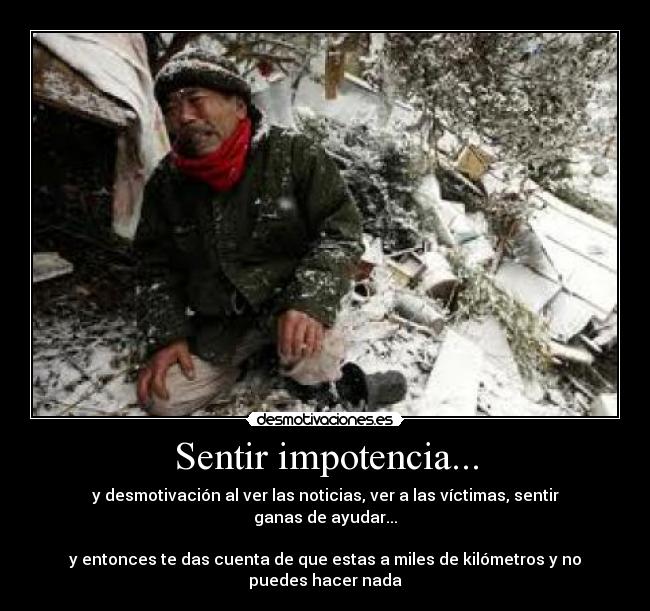 Sentir impotencia... - 