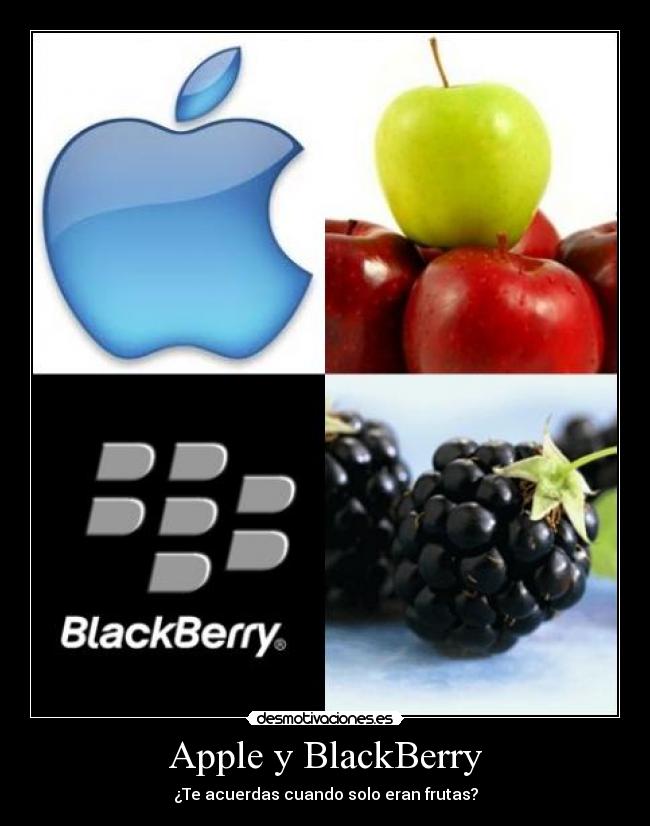 Apple y BlackBerry - 