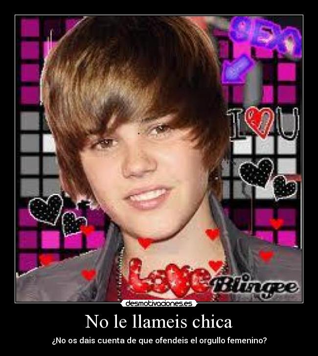 No le llameis chica - ¿No os dais cuenta de que ofendeis el orgullo femenino?