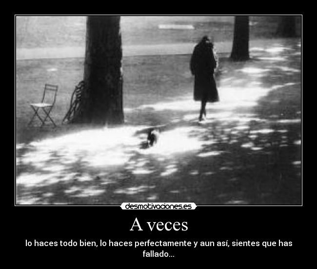A veces -