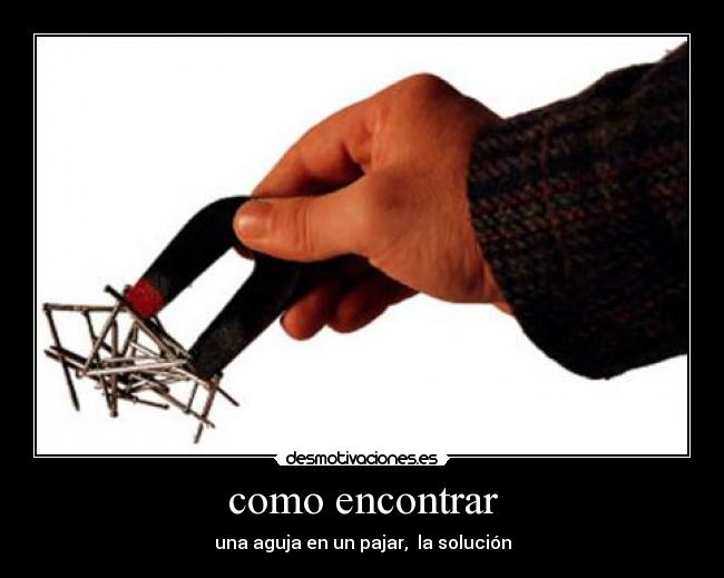 como encontrar - 