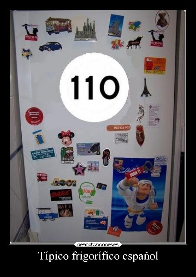 Típico frigorífico español - 
