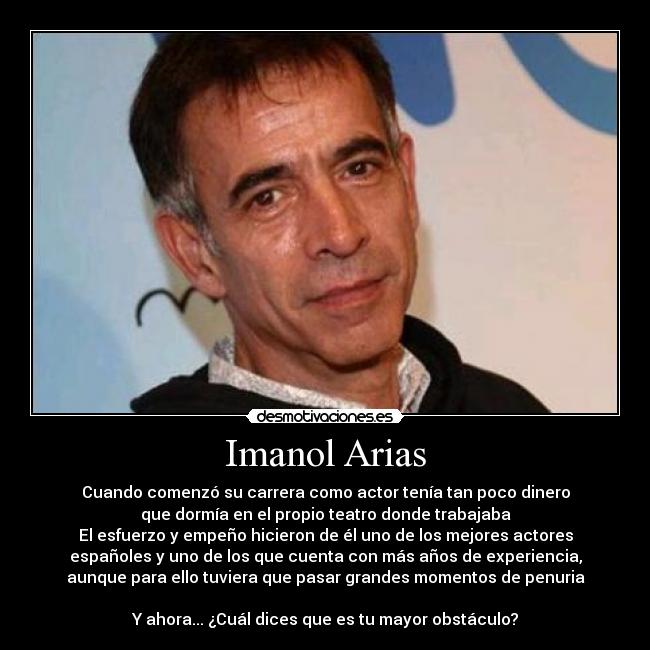 carteles imano arias dificultados obstaculo dinero penuria desmotivaciones