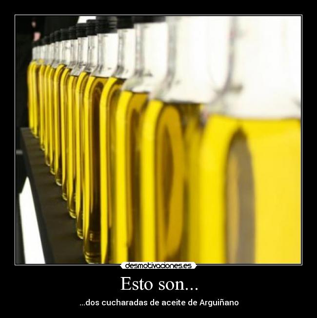 carteles cucharada aceite arguinano desmotivaciones
