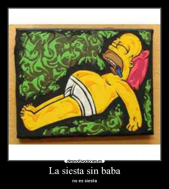 La siesta sin baba - 