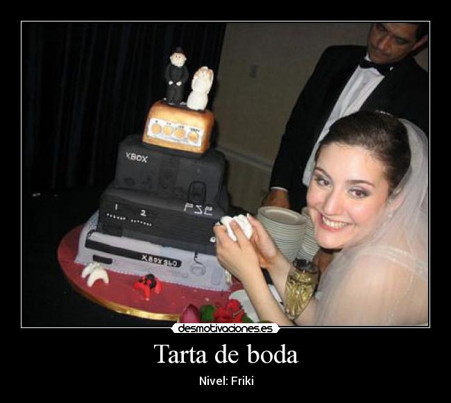 Tarta de boda - Nivel: Friki