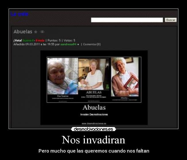 Nos invadiran - Pero mucho que las queremos cuando nos faltan