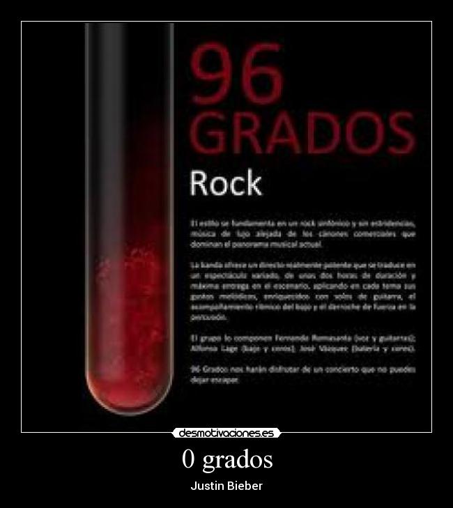 0 grados - Justin Bieber