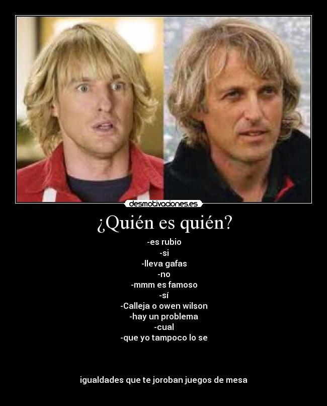 ¿Quién es quién? - 