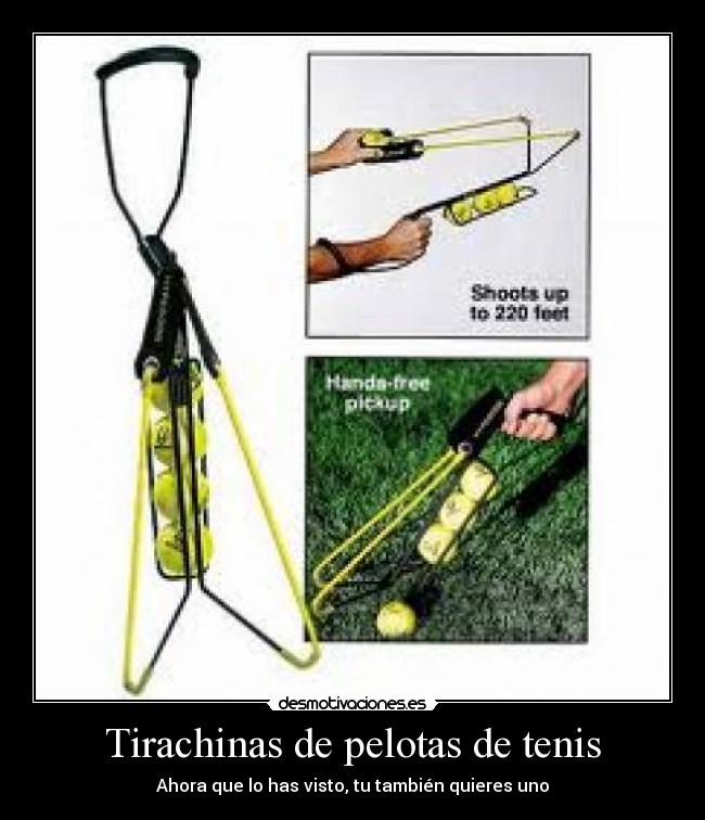 Tirachinas de pelotas de tenis - Ahora que lo has visto, tu también quieres uno