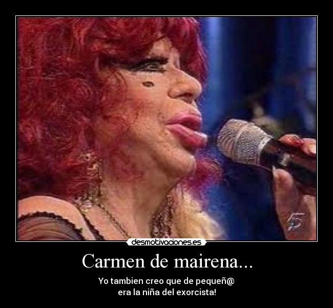 carteles carmen mairena desmotivaciones