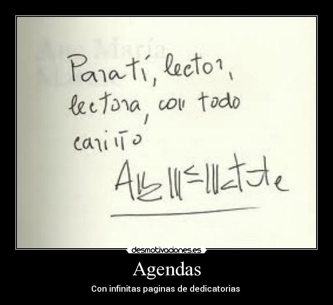 Agendas -