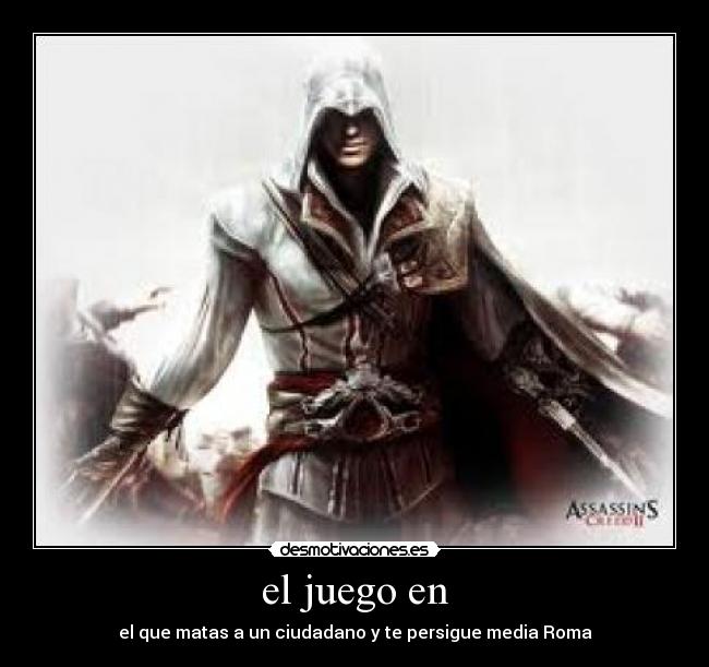 carteles ezio creeed desmotivaciones
