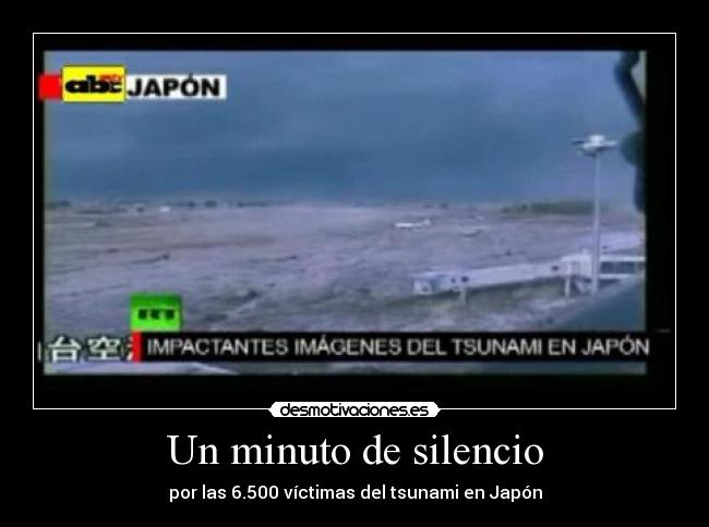 Un minuto de silencio -