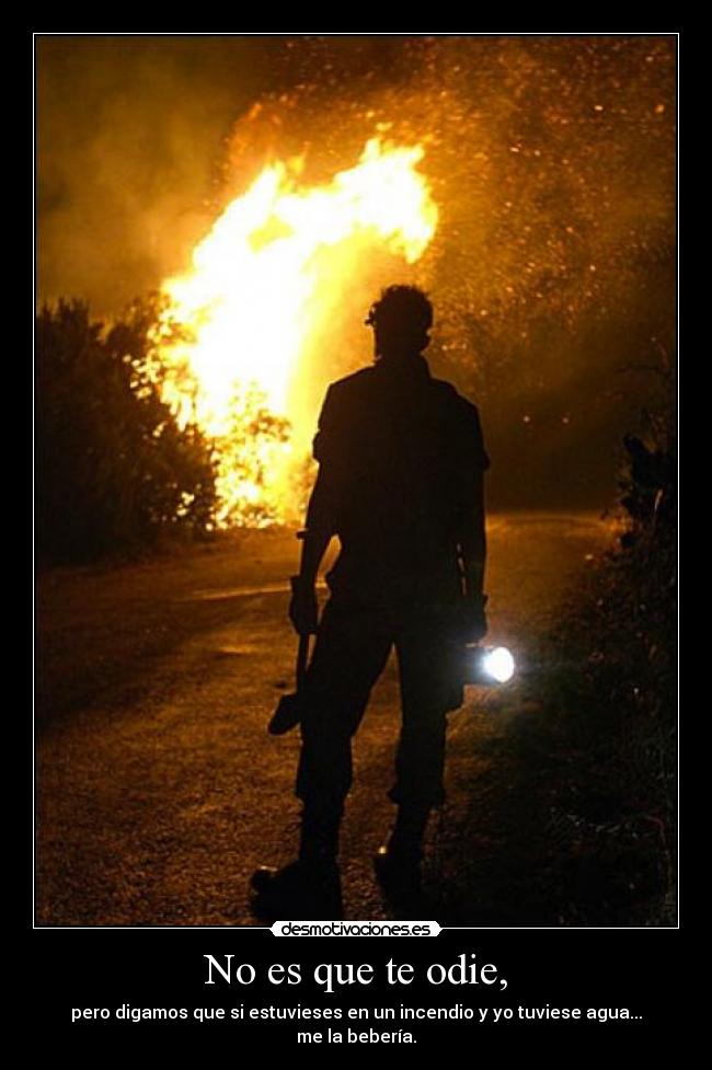 No es que te odie, - 