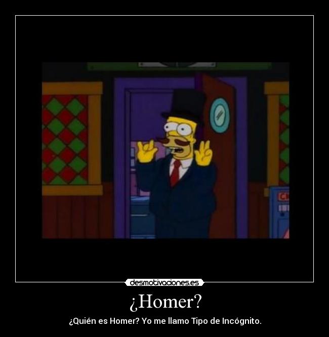 ¿Homer? - 