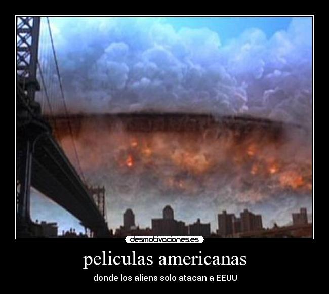 peliculas americanas - donde los aliens solo atacan a EEUU