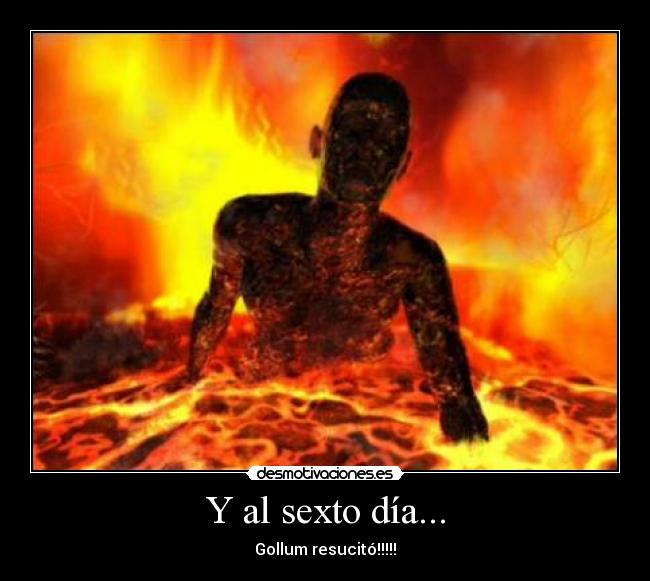 Y al sexto día... -