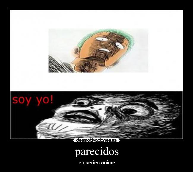 parecidos - en series anime