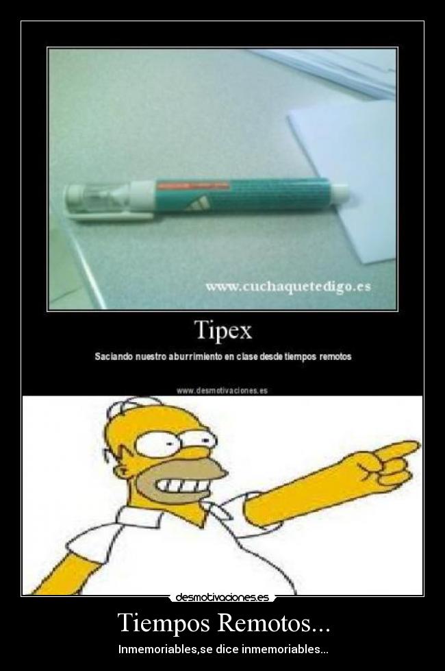 Tiempos Remotos... - 