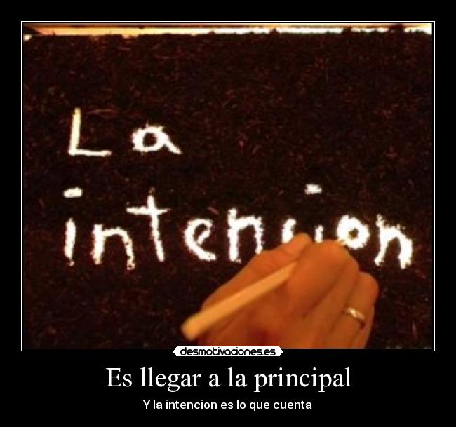 Es llegar a la principal - 