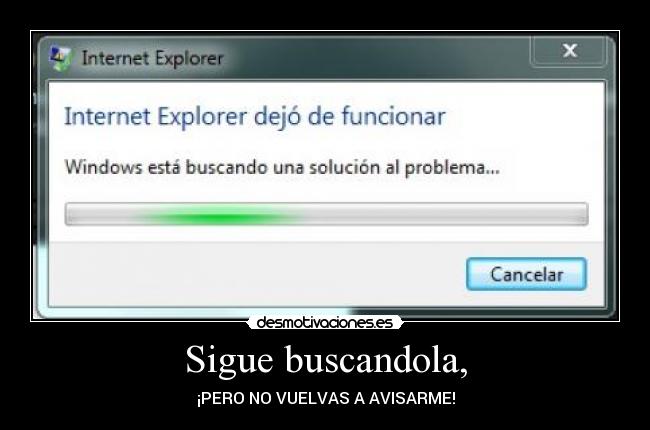 carteles internet dejo funcionar buscar solucion problema avisar desmotivaciones