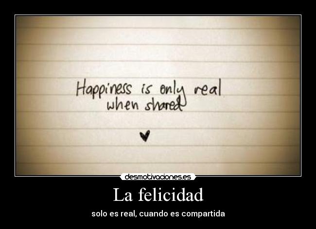 La felicidad - 