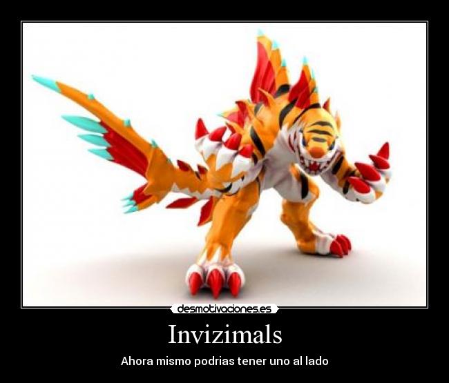 Invizimals - Ahora mismo podrias tener uno al lado