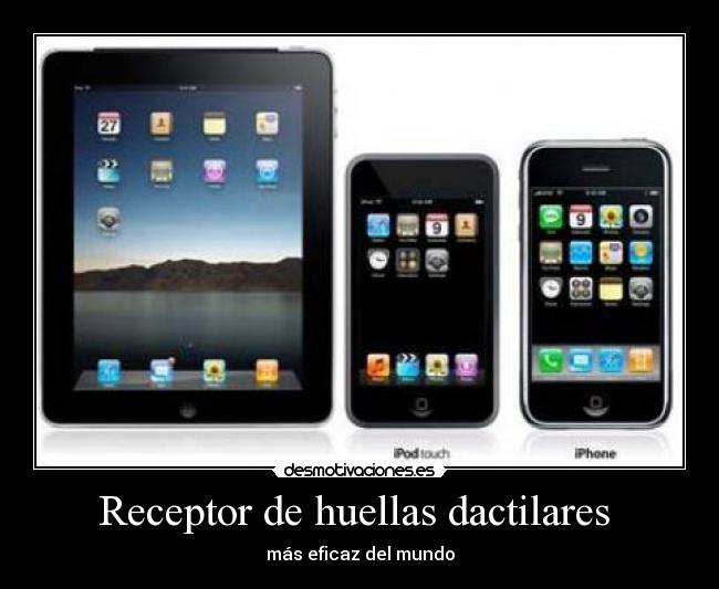 Receptor de huellas dactilares - más eficaz del mundo