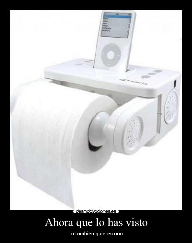 Ahora que lo has visto -