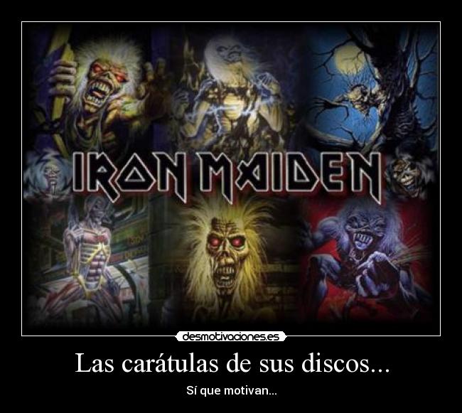 Las carátulas de sus discos... - 