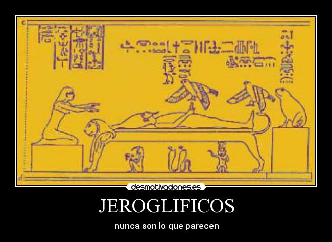 JEROGLIFICOS - 