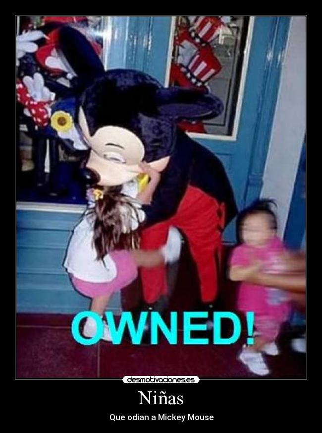 Niñas - Que odian a Mickey Mouse