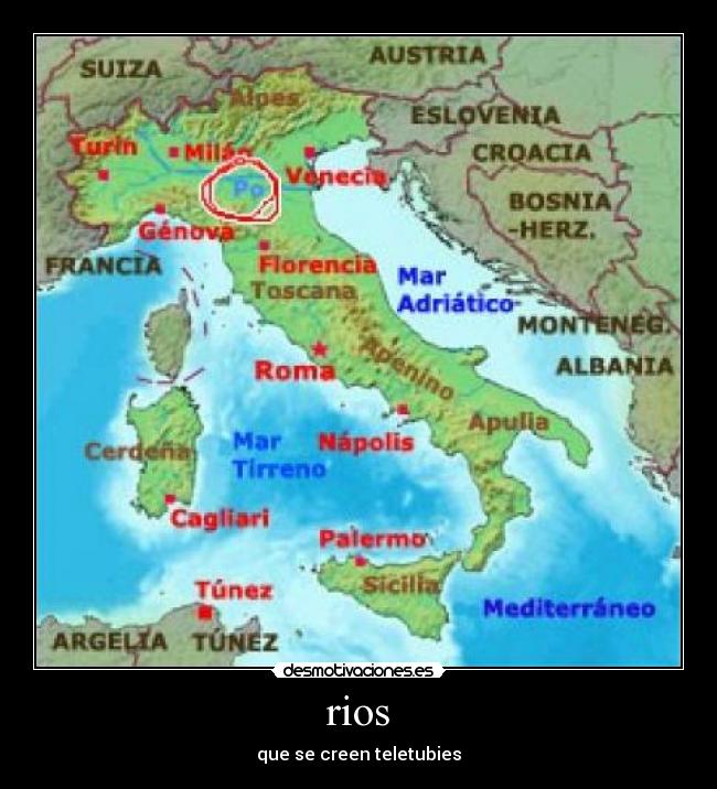 rios - que se creen teletubies