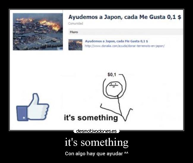 its something - 