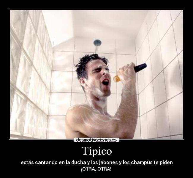 carteles ducha desmotivaciones