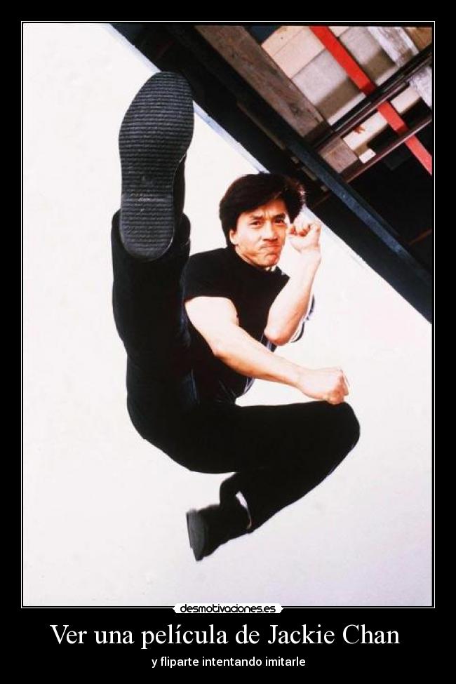 Ver una película de Jackie Chan  - 