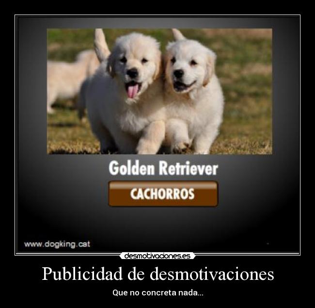 Publicidad de desmotivaciones -