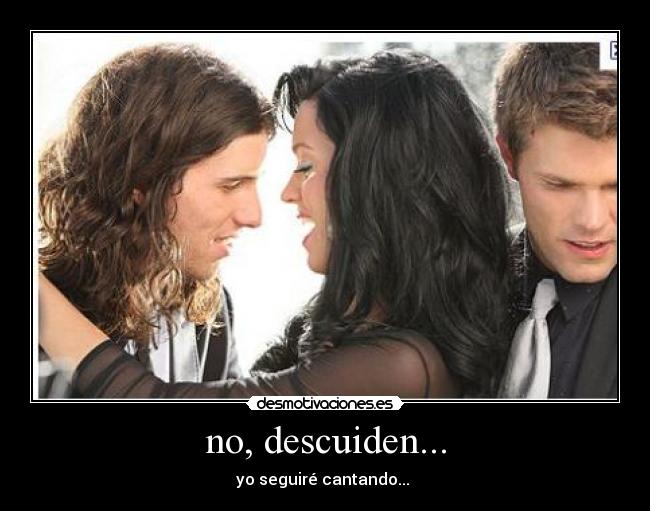 carteles 3oh3 cantando katy perry desmotivaciones