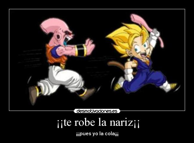 ¡¡te robe la nariz¡¡ - ¡¡¡pues yo la cola¡¡¡