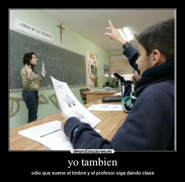 yo tambien -